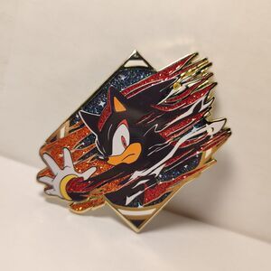 Shadow The Hedgehog Enamel Pin Speed Stamp Blind Bag Series Official Sonic Badge